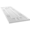Ekena Millwork True Fit PVC Hastings Fixed Mount Shutters, White, 18W x 44H, PR TFP001HS18X044WH - alternate 9